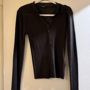 Massimo Dutti Knit Henley